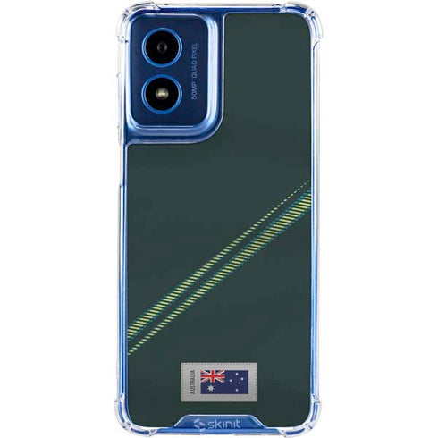 Australia Soccer Flag Moto G Play 4G (2024) Clear Case